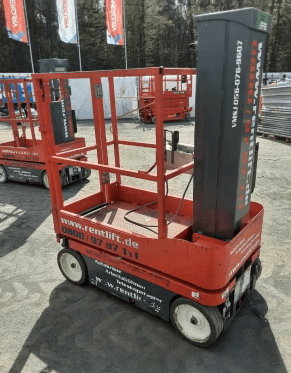 Skyjack SJ 12 Vertikalmastbühne Elektro 5,65 m Arbeitshöhe #2496018 - #2496198