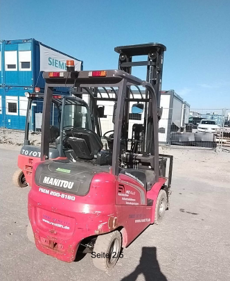 Manitou ME420 AC Gabelstapler 2,00 t Elektro 6,50 m Hubhöhe #2481558 - #2481808