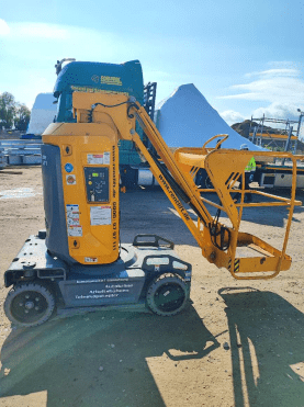 Haulotte Star 10 Teleskopmastbühne Elektro 10m Arbeitshöhe