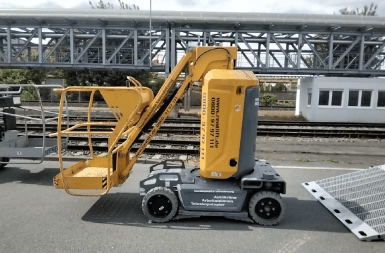 Haulotte Star 10 Teleskopmastbühne Elektro 10m Arbeitshöhe