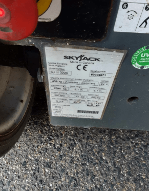 Skyjack SJIII 3220 Scherenarbeitsbühne Elektro 8,10 m #2426658 - #2426718