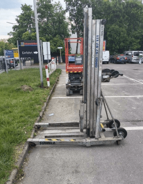 Sumner Contractor Materiallift Modell 2124 Manuell 7,20 m Hubhöhe #2496468 - #2496618