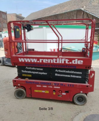 Magni ES1012 E Scherenarbeitsbühne Elektro 10,00 m Arbeitshöhe #2436598 - #2436678
