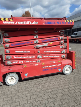 PB S171-12 ES Scherenarbeitsbühne Elektro 17,03 m Arbeitshöhe #2451508 - #2451518