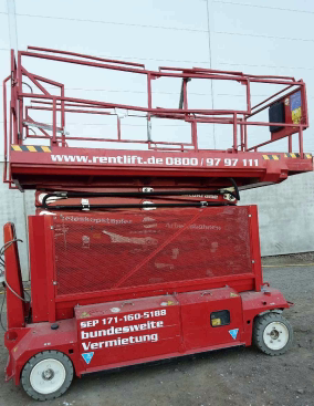 PB S171-16 E Scherenarbeitsbühne Elektro 17,30 m Arbeitshöhe #2451888 - #2451898
