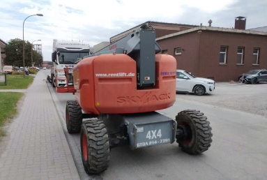 Skyjack SJ63 AJ Gelenkteleskoparbeitsbühne Diesel 21,38 m Arbeitshöhe #2473918 - #2474138