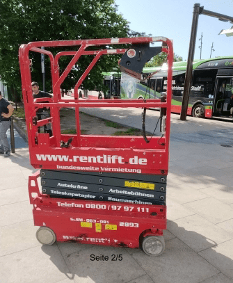 Magni ES0608 EP Scherenarbeitsbühne Elektro 6,30 m Arbeitshöhe #2428908 - #2429058