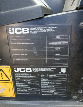 JCB 540-180 HiViz Teleskoplader 17,51 m Hubhöhe #2487218 - #2487238