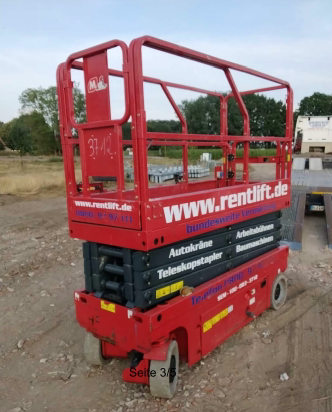 Magni ES1008 AC Scherenarbeitsbühne Elektro 10,00 m Arbeitshöhe #2437128 - #2437178