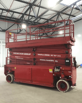 Holland Lift N 265 EL13 4WDS Combistar Scherenarbeitsbühne Elektro 28,20 m Arbeitshöhe #2450628
