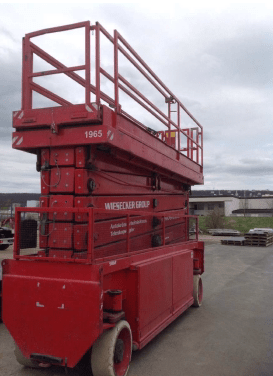 Holland Lift N 265 EL13 4WDS Combistar Scherenarbeitsbühne Elektro 28,20 m Arbeitshöhe #2450628