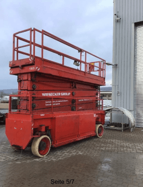 Holland Lift N 265 EL13 4WDS Combistar Scherenarbeitsbühne Elektro 28,20 m Arbeitshöhe #2450628