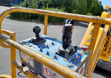 Haulotte HA 12 CJ Teleskopmastbühne Elektro 11,68 m Arbeitshöhe #2467308 - #2467318