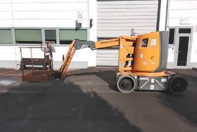 Haulotte HA 12 CJ Teleskopmastbühne Elektro 11,68 m Arbeitshöhe #2467308 - #2467318