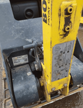 Bomag BPR 35/60 D Rüttelplatte mit Gummimatte #2476268