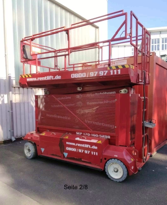 PB S171-16 E Scherenarbeitsbühne Elektro 17,30 m Arbeitshöhe #2452988
